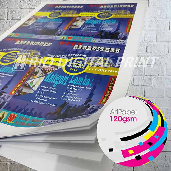 Art Paper 120 gsm A3 Plus 32 x 48 cm Laser Color Rio Digital Printing