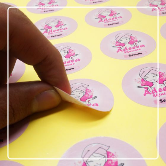 CETAK STICKER LABEL KEMASAN (+CUTTING)