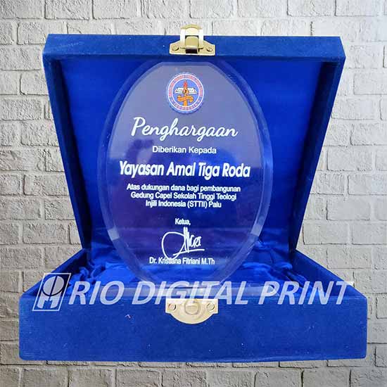 Plakat Akrilik Oval 10mm