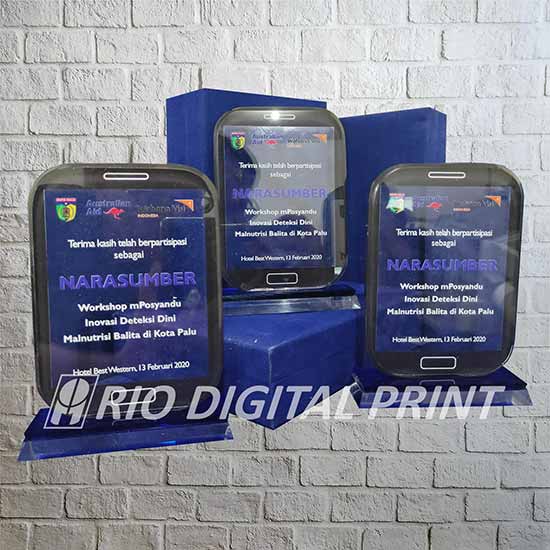 Plakat Akrilik Persegi Panjang 10mm